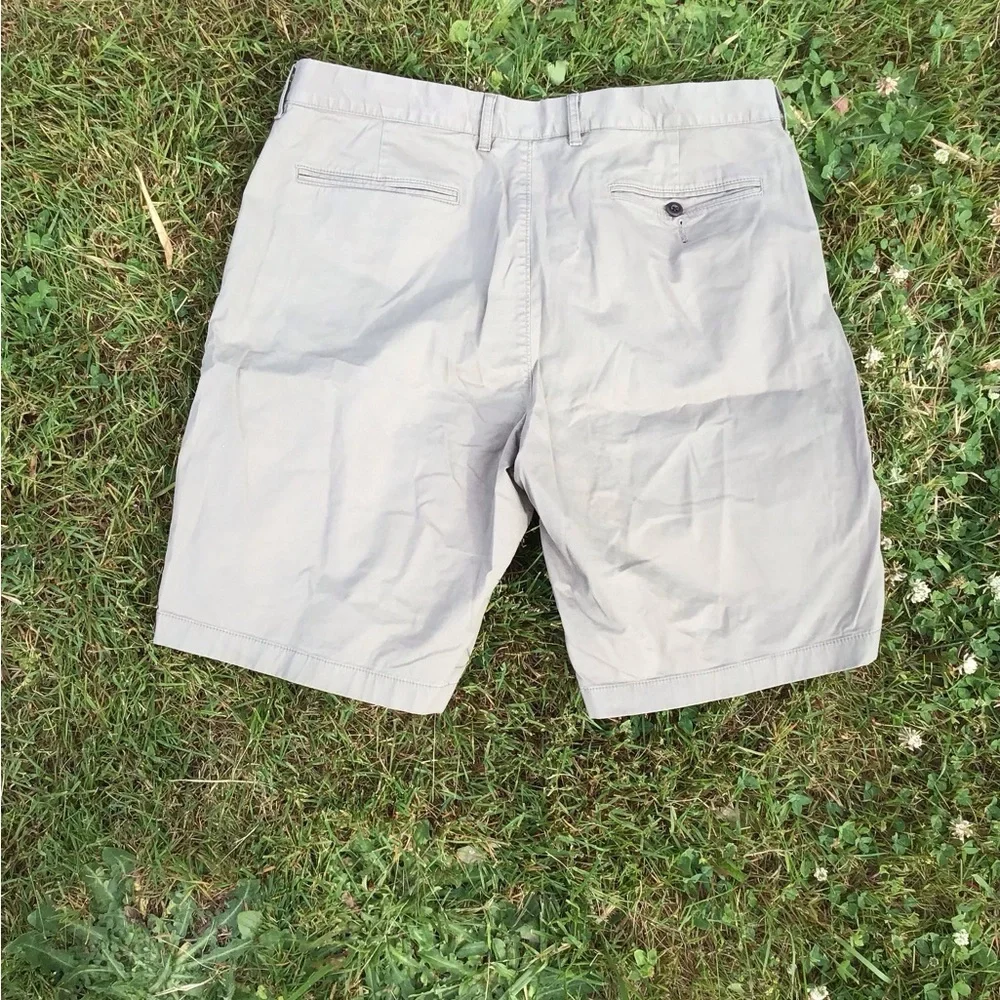 J. Crew Men’s 10.5" Stretch Chino Short Olive Green Flat Front Regular Fit 36” - Picture 5 of 5